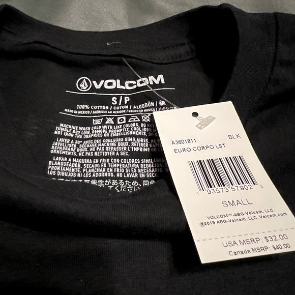 Men’s Volcom Long Sleeve T-Shirt Size S - Picture 5 of 5